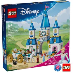 เลโก้ LEGO Disney 43275 Cinderella's Castle & Horse Carriage