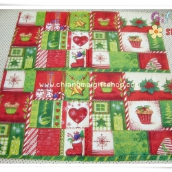 กระดาษแนปกิ้น ลายตารางหัวใจ รองเท้า กล่องของขวัญ ดาว คัพเค้ก