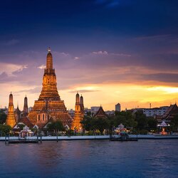 วอลเปเปอร์ภาพพิมพ์ ภาพวิววัดอรุณ ARN_0015