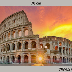แคนวาสกรอบลอย ภาพโคลอสเซียม (Colosseum) สนามกีฬาโบราณขนาดใหญ่ 7W-LS (11)-70X50cm