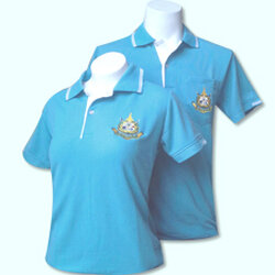 โปโล สีฟ้าอ่อน-ปกฟ้าอ่อน /กระทรวงทรัพย์ฯ**