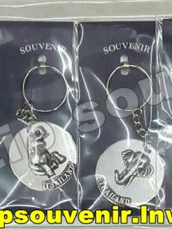 พวงกุญแจช้าง Thailand โลหะ