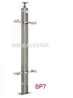 เสาสแตนเลส เกรด304 แบบเงา รหัสSP7