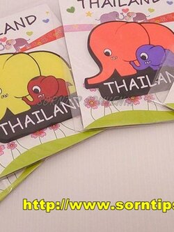 ที่ติดตู้เย็นช้าง 2 ตัว THAILAND