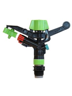 ATOM 14 WFC YUZUAK SPRINKLER พลาสติกคุณภาพสูง ขนาด 3/4 นิ้ว หมุนรอบตัว ฉีดไกล 12-15 เมตร ที่ 2-3.5 บาร์ กินน้ำ 1.10-2.25 ลม.บ/ชม.มุมฉีด 25 องศา