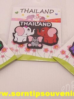 ที่ติดตู้เย็นช้าง 3 ตัว THAILAND