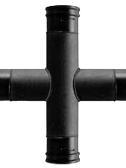 สี่ทางตรง Double Coupling ขนาด 65 mm.