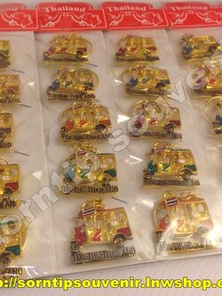 พวงกุญแจโลหะรถ tuk tuk