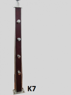 เสาบันไดสแตนเลส รหัส K7