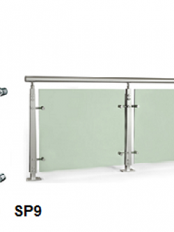 เสาบันไดสแตนเลส เกรด304 รหัสSP9