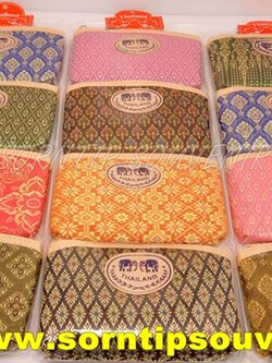 กระเป๋าช้างTHAILAND ลายไทยของที่ระลึกไทย/elephant purse