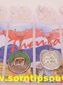 พวงกุญแจโลหะคละลาย THAILAND