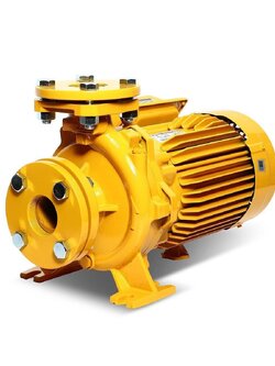 ปั้มน้ำหอยโข่ง ชนิดแรงดันปานกลาง หน้าแปลน WCM-1505FT 3 สาย 2 HP