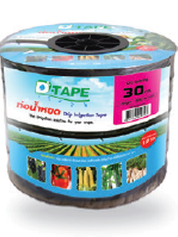 D-TAPE 30 เทปน้ำหยด ระยะหยด 30 ซม.