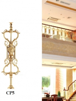 ราวกันตก เสาบันได Copper3