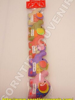 ที่ติดตู้เย็นช้างลายจุด