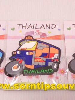 ที่ติดตู้เย็นรถTUKTUK THAILAND ของที่ระลึกไทย