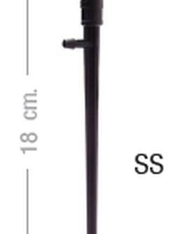SS ขาปักท่อต่อหัวฉีด ขนาดท่อ 3 มม.
