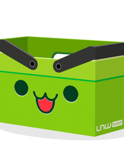 กล่องอเนกประสงค์ตะกร้า LnwShop เขียว