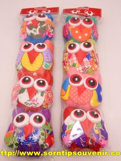 พวงกุญแจนกฮูก pack 4