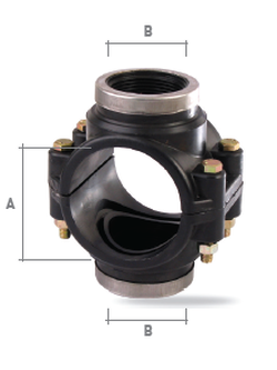 SUPER DOUBLE 357 แคลมป์รัดแยก (ออกสองด้าน)