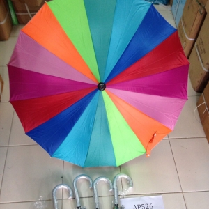 ร่มตอนเดียว 22 นิ้ว สายรุ้ง 16 ก้าน