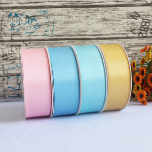 ริบบิ้นซาติน 2 หน้าขายเป็นม้วน