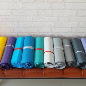 ซองไปรษณีย์พลาสติกสีล้วน