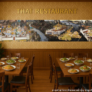 วอลเปเปอร์รามเกียรติ์…เปลี่ยนร้านอาหารธรรมดาให้กลายเป็นแลนด์มาร์กแห่งความเป็นไทย