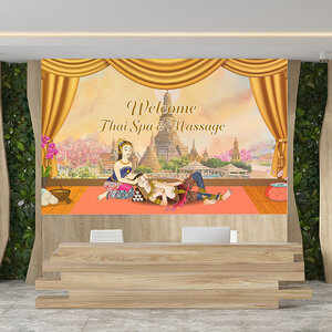 วอลเปเปอร์แต่งร้านสปา ชุด Thailand Scenery