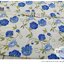 กระดาษแนปกิ้น ,Peony blue, ลายดอกโบตั๋นสีฟ้า, ลายดอกไม้สีฟ้า, ลายดอกโบตั๋นเลื้อย, พื้นหลังสีขาว
