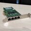การ์ด Lan Intel IBM I340-T4 1Gbit 4-port 94Y5167 gigabit แบบขายาวมือสองพร้อมใช้งาน