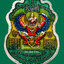 เหรียญพ่อท่านเขียว วัดห้วยเงาะ หลังพญาครุฑ เนื้ออัลปาก้าซาติน ลงยา 3 สี รุ่นเพชรทักษิณ ปี 2564 สวยงามมาก พร้อมกล่องเดิม
