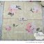 กระดาษแนปกิ้นยุโรป ,ลายดอกไม้สีชมพู, ลายดอกไม้สีหวาน, ลายดอกไม้เดี่ยวๆ, พื้นหลังสีครีม, ลายดอกไม้