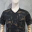 เสื้อยืด "ลายพรางดำ" คอวี (ผ้ากีฬา) (อุทยาน)