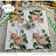 กระดาษแนปกิ้นยุโรป, ขนาด 25*25 ซม., ลายดอกกุหลาบสีชมพู, ลายดอกกุหลาบ, ลายดอกกุหลาบวินเทจ, ลายGruppe1209, พื้นหลังสีขาวครีม, พื้นหลังสีอ่อน