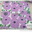 กระดาษแนปกิ้น ลายดอกไม้, ลายดอกไม้สีม่วง, ลายPRIMAVERA lilac, ลายของ Marimekko, พื้นหลังสีขาว