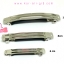 โครงกิ๊บสปริงโลหะ เกาหลี 6 cm. มี pvc สีดำด้านล่าง #GG19