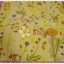 กระดาษแนปกิ้น ลายดอกไม้สีเหลือง พื้นหลังสีเหลืองอ่อน