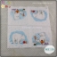 กระดาษแนปกิ้น ลายหมีขาวขั้วโลก กล่องของขวัญ หนู พื้นหลังสีขาว ICY X-Mas for you