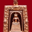 เหรียญพระสมเด็จเกศไชโย พิมพ์ใหญ่ 7 ชั้น นิยม ฉลุลายยกองค์ เบญจบารมี เนื้อบรอนซ์นอก ชุบพิงค์โกลด์ 3 มิติ สวยๆ มากๆ ครับ