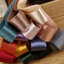 ริบบิ้นผ้าไหมคริสตัลซาติน (crystal silk satin ribbon )ขนาด 3.8 ซม.. #KR024