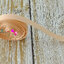 ริบบิ้นผ้าลูกฟูก สีพีช (714 Petal Peach ) PC30