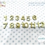 ตัวเลขสำหรับติดนาฬิกา, ตัวเลขอารบิก, อุปกรณ์diy, แบบ 1 ชุด