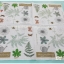กระดาษแนปกิ้น ลาย Love gardening บัวรดน้ำ ใบเฟิร์น ใบไม้ ผึ้ง แมลง พื้นหลังสีขาว