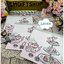 กระดาษแนปกิ้นยุโรป, ลดราคาตำหนิเล็กน้อย, ลายชุดน้ำชาสไตล์อังกฤษ, ลาย High Tea Rose, ลายคัพเค้ก, ลายชุดน้ำชา, พื้นหลังสีครีม
