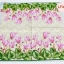 กระดาษแนปกิ้นยโรป, ลายดอกไม้สีชมพู, พื้นหลังลายวินเทจสีน้ำตาลอ่อน, ลายดอกไม้พื้นหลังสีขาวหรือสีอ่อน