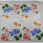 กระดาษแนปกิ้น ลายดอกไฮเดรนเยีย ลายดอกทิวลิป ลายดอกไม้สีชมพู ลายดอกไม้สีม่วง ลายดอกไม้สีส้ม พื้นหลังสีขาว Fleurs De Jardin