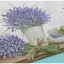 กระดาษแนปกิ้นยุโรป, ลาย Lavender scene cream, ลายดอกลาเวนเดอร์สีม่วง, พื้นหลังสีขาว, ลายดอกลาเวนเดอร์, ลายดอกไม้โทนสีม่วง