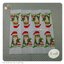 กระดาษแนปกิ้น ลายChristmas Kitty, ลายแมว, ลายแมวคริสต์มาส, ลายน้องแมว, ลายลูกแมว, ลายแมวใส่หมวกซานตาครอส, ลายแมวใส่หมวกสีแดง, ลายกิ่งสน, ลายต้นสน, พื้นหลังสีอ่อน